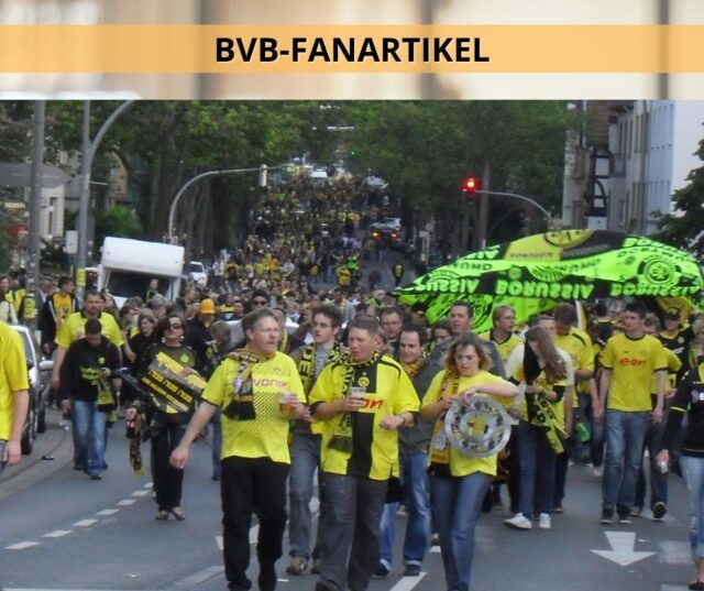 Alles für den BVB-Fan - BVB Fanartikel: BVB-Tassen, BVB-Gläser, BVB-Tücher, BVB-Aufkleber, BVB-Fahnen, BVB-Shirts, BVB-Hoodies und mehr!